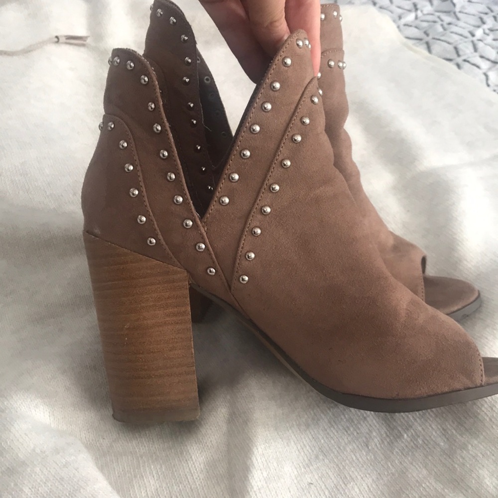4” Open toe booties - Picture 2 of 6